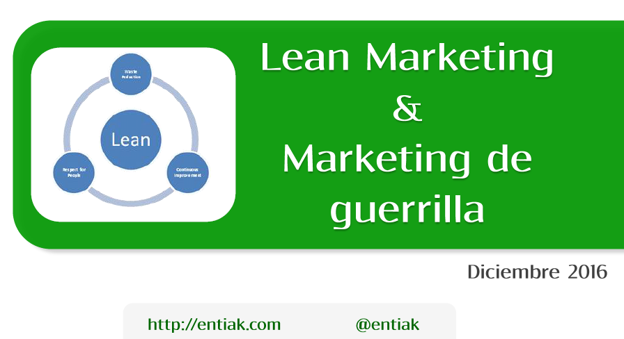 Ponencia jornada: Lean MKT- Marketing de guerrilla aplicado a startups, Javi Olmo 22122016