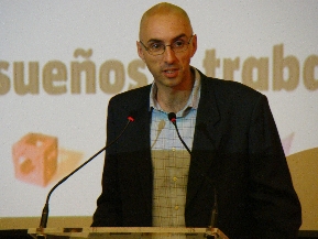 Jorge Cortell de Kanteron Systems defendi� su candidatura durante 5 minutos