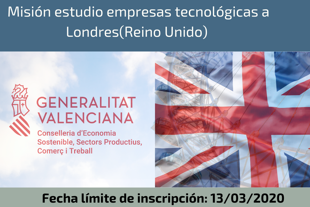 Misin estudio empresas tecnolgicas a Londres(Reino Unido) del 13 al 15 de mayo de 2020