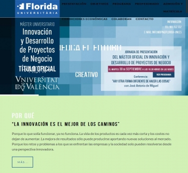 Innovacin y desarrollo de negocio Florida Universitria. INFRMATE