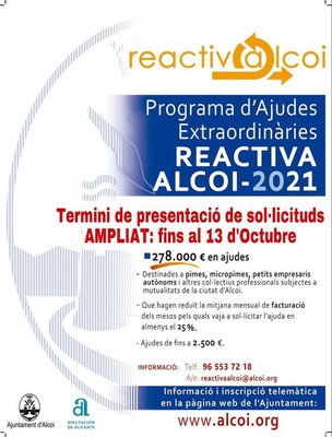 Ayudas para minimizar el impacto económico del COVID