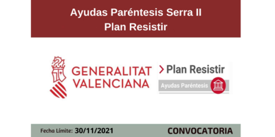 Bases de la convocatoria Plan Resistir Serra