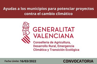 Ayudas municipios contra el cambio clim�tico