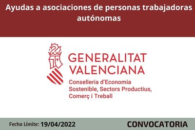 Ayudas mantenimiento y consolidaci�n del trabajo aut�nomo