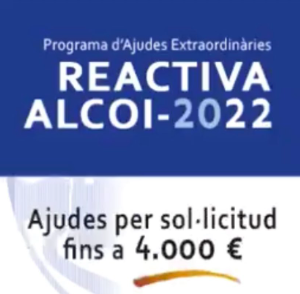 Ayudas Reactiva Alcoi 2022
