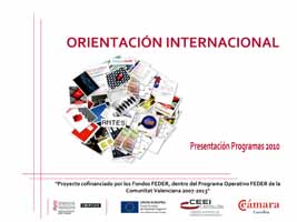 Programas de Internacionalización de las Cámaras (Presentación)