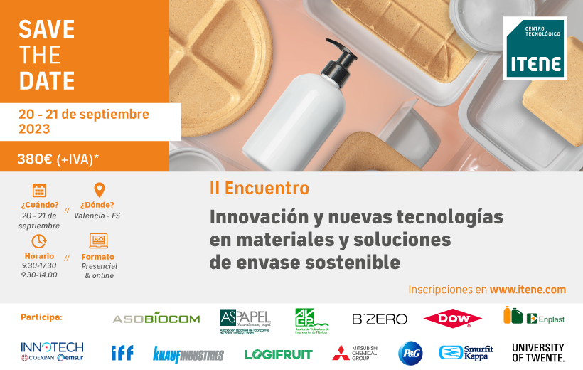 II Encuentro – Innovación y nuevas tecnologías en materiales y soluciones de envase sostenibles