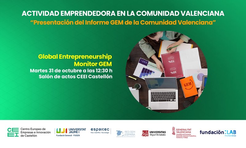 Actividad emprendedora en la Comunidad Valenciana