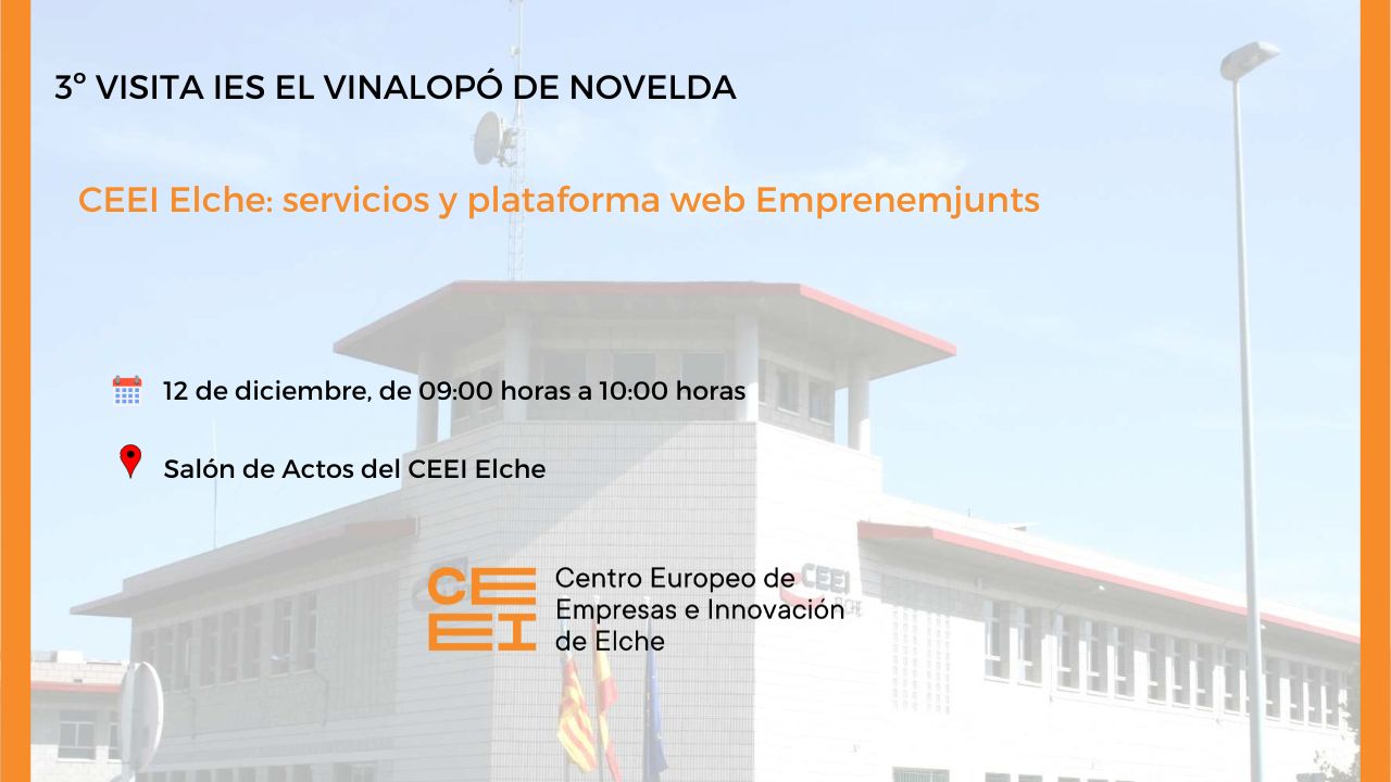 CEEI Elche: servicios y plataforma web Emprenemjunts (Grupo 3)