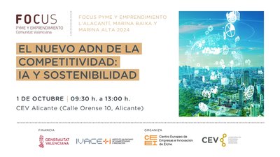 Inteligencia Artificial y Sostenibilidad: descubre los nuevos motores de la competitividad empresarial en esta jornada en Alicante