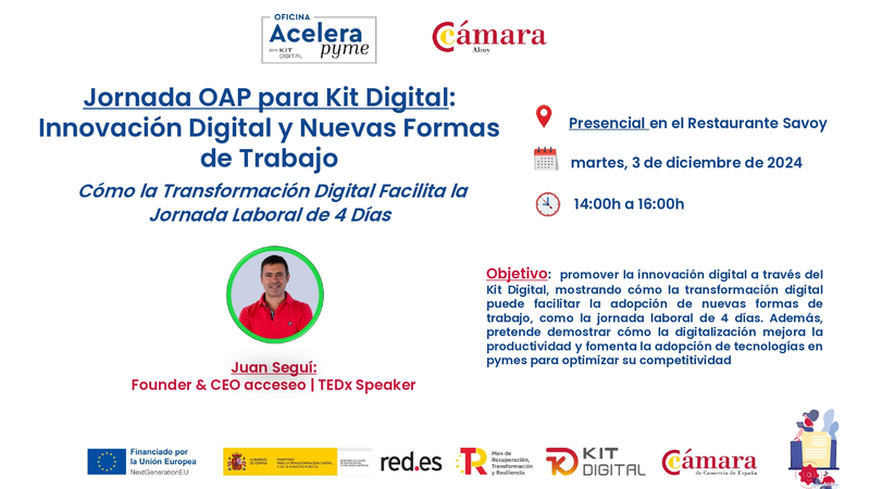 Jornada OAP para Kit Digital: Innovacin Digital y nuevas formas de trabajo