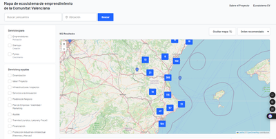 El ecosistema emprendedor de la provincia de Valencia cuenta ya con 553 puntos de atencin