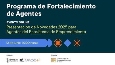 Presentación Novedades 2025 para Agentes del Ecosistema de Emprendimiento de la provincia de Alicante