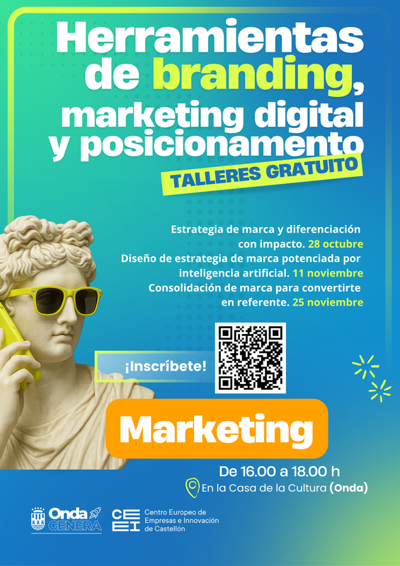 Onda y CEEI Castell�n ofrecen formaci�n gratuita en branding y marketing digital