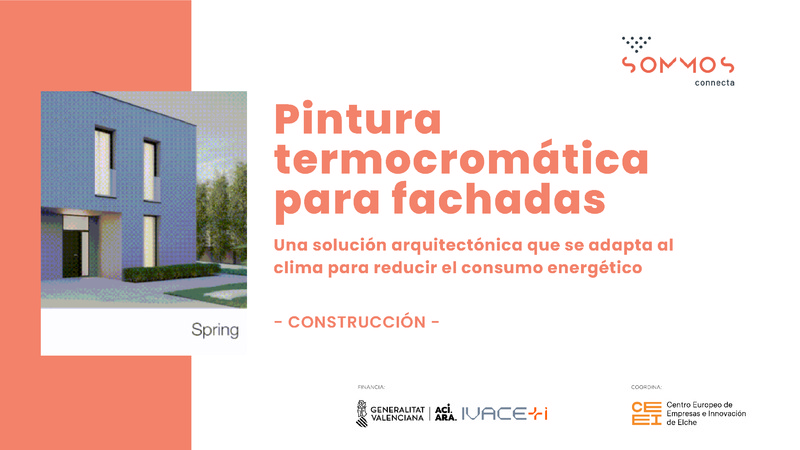 Pintura termocromática para fachadas