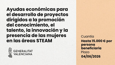 ayudas económicas para el desarrollo de proyectos dirigidos a la promoción del conocimiento, el talento, la innovación y la presencia de la