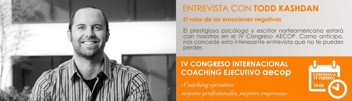 Todd Kashdan en el IV Congreso Internacional de Coaching Ejecutivo AECOP