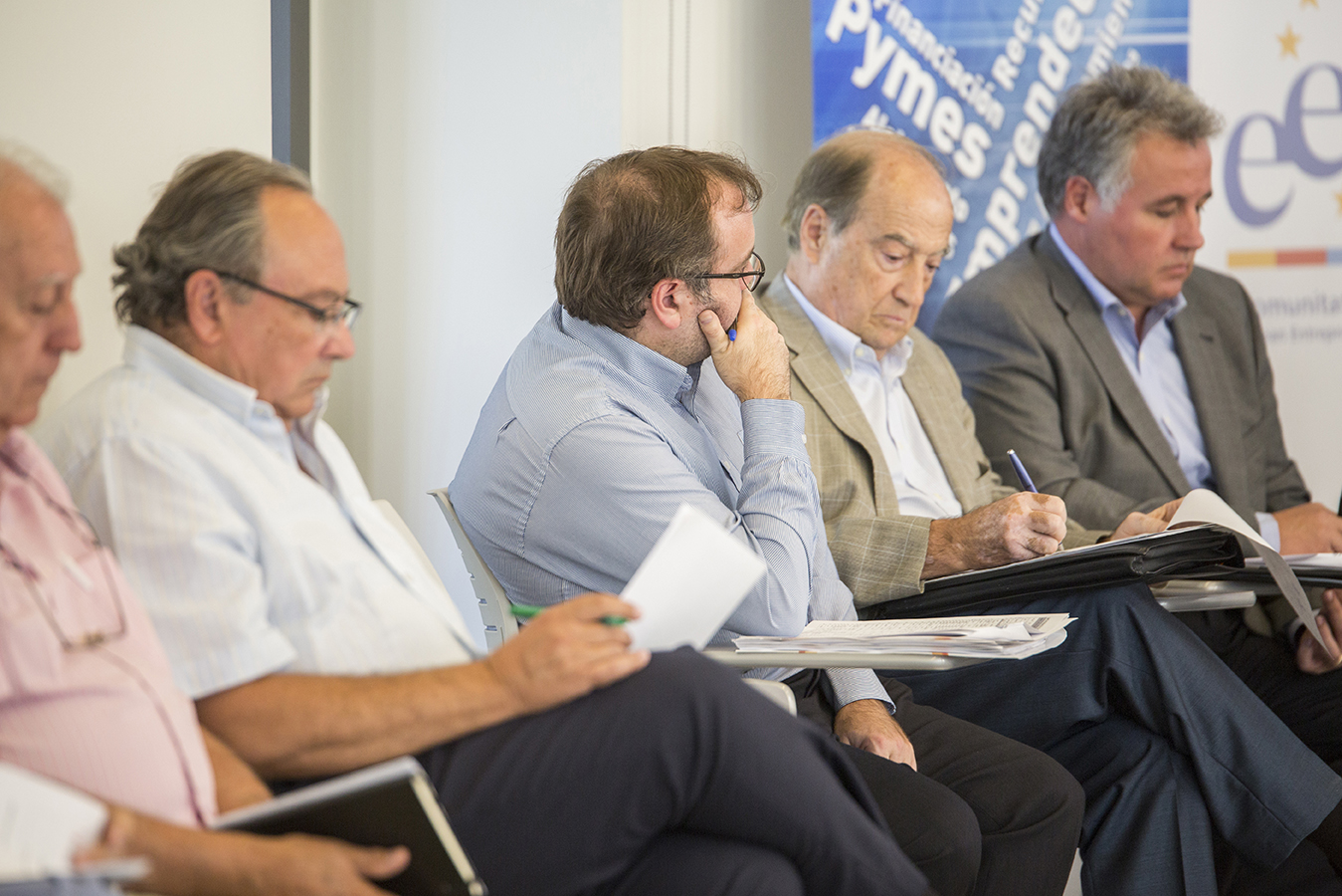 Representantes de SECOT, Manuel Amorós, Jesús Casanova y Roberto Payá en el Comité de Programación del DPECV2015