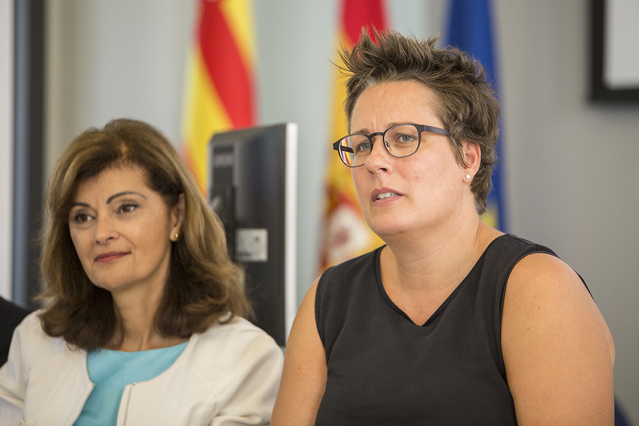 Ana Botella y Mª José Mira en el Comité de Programación del DPECV2015