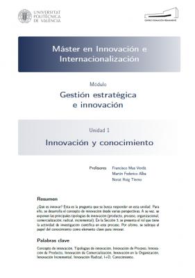 portada ponencia manual innovacin y conocimiento