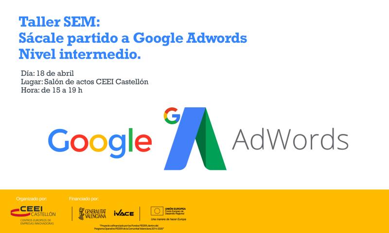 Taller SEM Google Adwords 18.04.2017