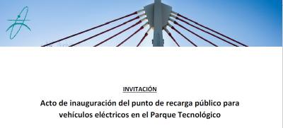 Inauguración de un Punto de Recarga Eléctrica en el Parque Tecnológico