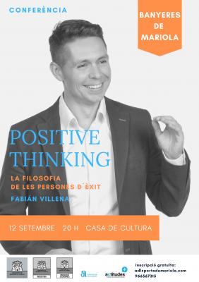 Conferencia: Positive Thinking. La Filosofía de las Personas con Éxito