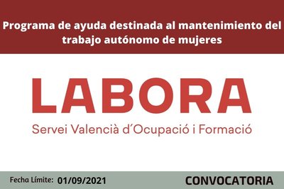 Ayuda al mantenimiento del trabajo aut�nomo de mujeres