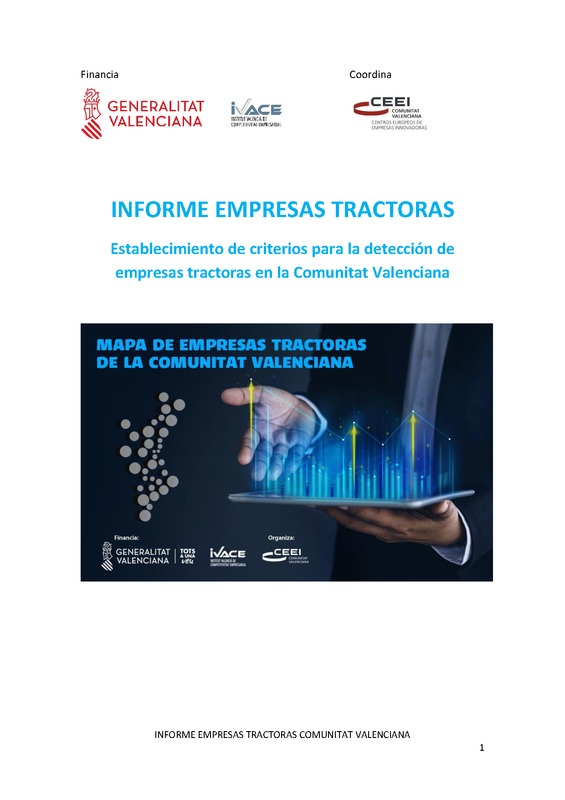 Informe Empresas Tractoras 2020 Comunitat Valenciana