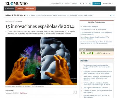 15 innovaciones españolas de 2014 