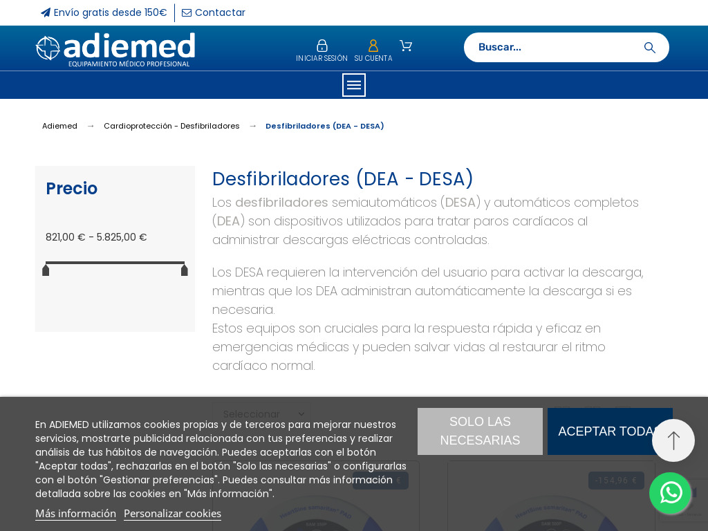 Desfibriladores (DEA - DESA) | Adiemed